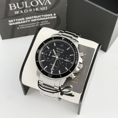 Bulova Marine Star Series C Stainless Steel Chronograph Men's Quartz Watch96B272