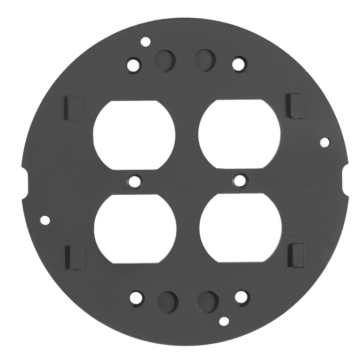 Hubbell S1SPDU SystemOne Subplate Double Duplex 5.36" Cast Aluminum