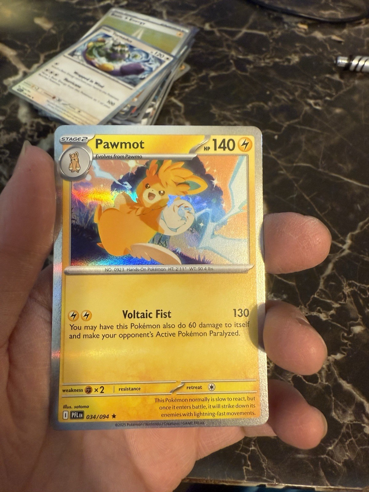 Pawmot 034/094 Me02: Phantasmal Flames Reverse Holo (Buy 2 Get 1 Free)