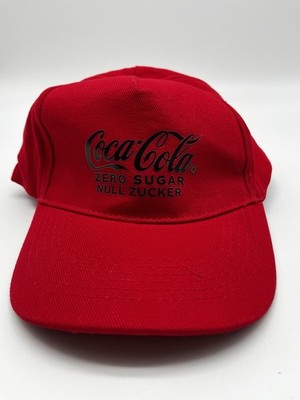 Coca Cola Zero Sugar Null Zucker Cap Kappe One Size Rot Schwarz
