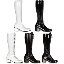 Pleaser Funtasma 70S Disco Block Heel Knee High Gogo Boots Adult Women Retro30X