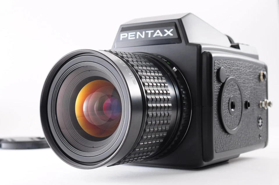 **QUASE PERFEITO +2** Câmera de Filme Pentax 645 + SMC A 45mm f/2.8 + 120 Filme Traseiro Japão - Imagem 2 de 4