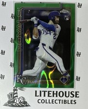 2025 Topps Chrome Update Series - John Rave #USC136 Green Refractor /99 (RC)