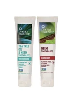 Desert Essence Toothpaste Tea Tree Oil & Neem - 2 Pack 1 Wintergreen/1 Cinnamint
