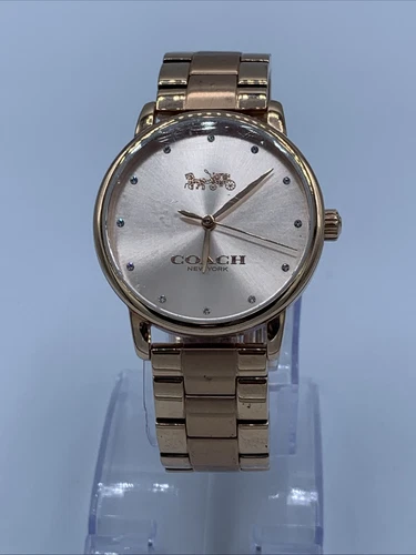 Orologio Coach tono oro rosa cassa 37mm bracciale batteria nuova LEGGI DETTAGLI