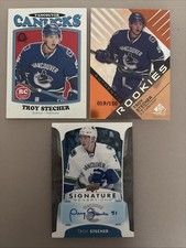 2017-18 UD Signature Sensations of TROY STECHER plus Bonus