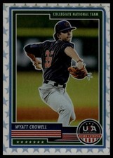 2023 Panini Stars & Stripes USA Baseball #65 Wyatt Crowell Stars