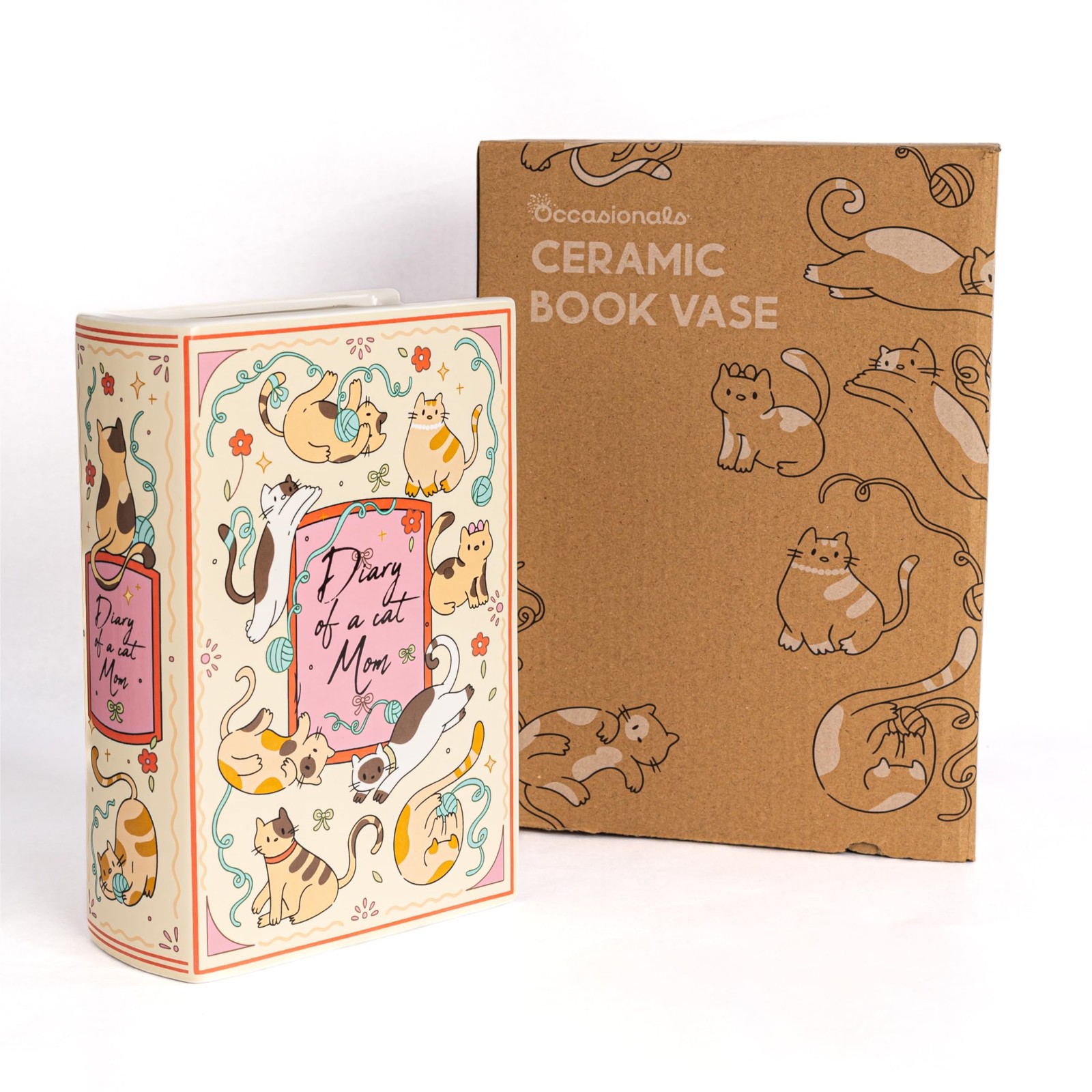 Book Shaped Ceramic Vase, for Home Decor, Cute Bookshelf Decor, Unique Gift f... thumbnail 8