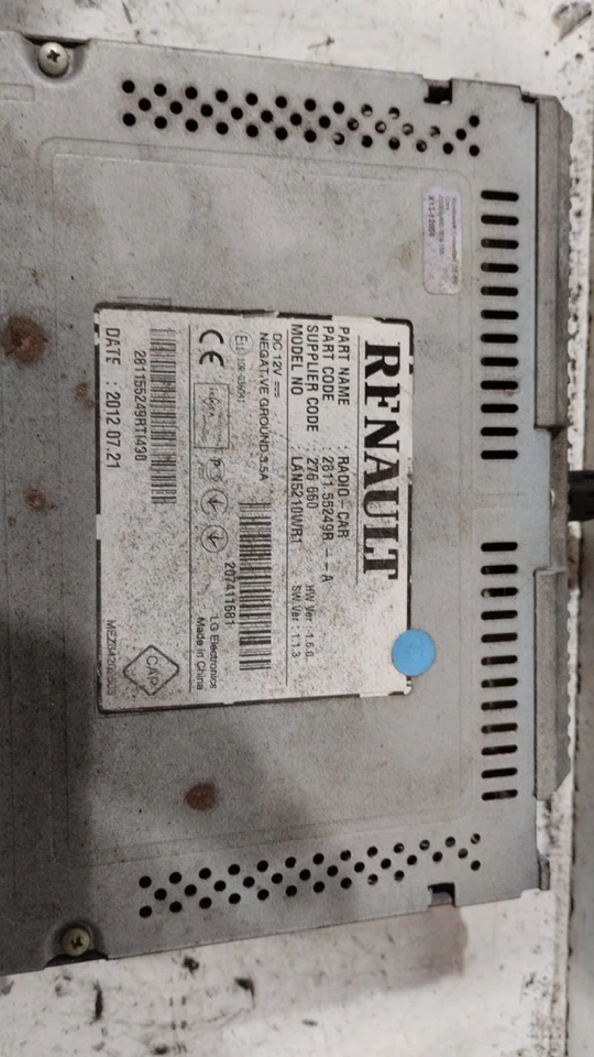 AUTORADIO PER RENAULT Clio Serie 276660 (08>15) - Immagine 4 di 4