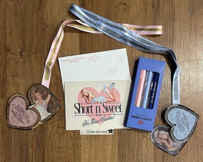 Sabrina Carpenter Short Sweet Tour VIP lanyard Postcards Pens