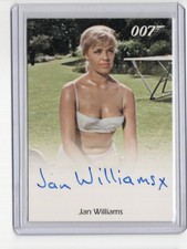 James Bond 50th Ann. Series 1 Autograph Auto Card Jan Williams as Masseuse