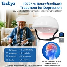 1070nm Near Infrared Light Therapy Helmet for Stroke Parkinson Alzheimer Therapy