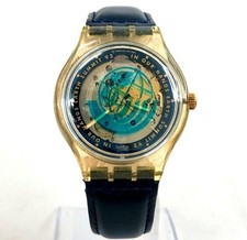 Operating Rare Swatch Earth Summit 1992 Automatic Watch