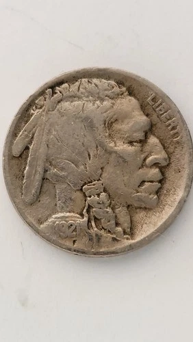 New Listing1921-P United States Buffalo Head Nickel