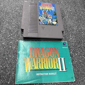 Dragon Warrior II 2 Nintendo NES CIB Original Game