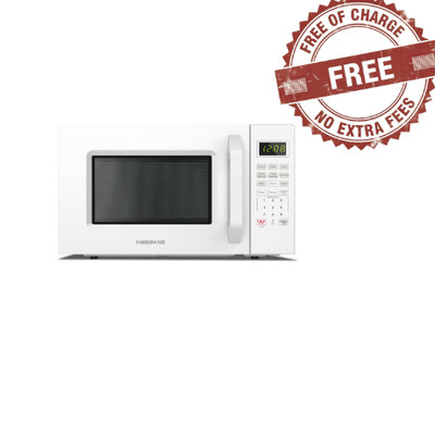 Farberware 1.1 Cu.Ft 1000-Watt Compact Microwave Oven White New FREE SHIPPING US