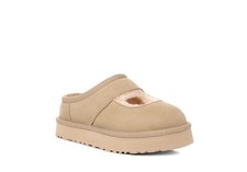 UGG K Bea Mary Jane Big Girls Size 4 Youth Slipper Slide On Mustard Seed NWB