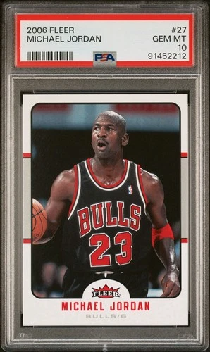 2006 Fleer Michael Jordan #27 PSA 10