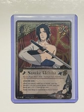 Naruto CCG Sasuke Uchiha Card 589 Super Rare ...