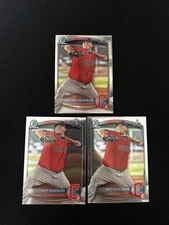 (3) 2025 Bowman Chrome BCP-145 MATT WILKINSON Cleveland Guardians  Lot