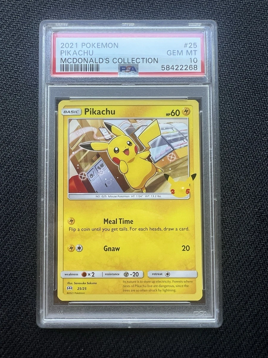Pokémon TCG McDonald's Holo Rare Individual Collectible Card Game