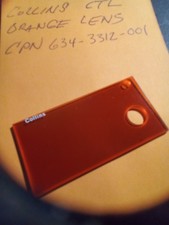 Collins CTL orange lens ,new surplus cond., cpn  634-3312-001