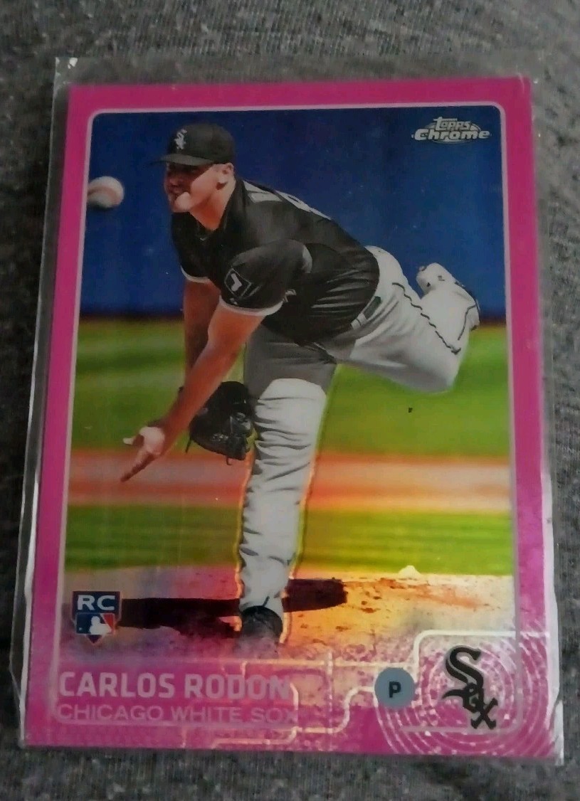 2015 Topps Chrome - Carlos Rodon #90 Pink Refractor (RC)