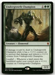 Undergrowth Champion 197/274 Battle for Zendikar Mythic Rare MTG