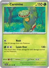 Pokemon Card Carnivine 007/142 CP 110 - Stellar Crown
