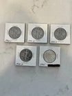 Liberty Walking Silver Half Dollar 50C Circulated 1941-1945 S D Lot