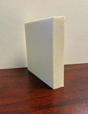 HDPE Marine Board Plastic Sheet - 3/4'' Thick (19mm) - White - 24'' x 54''