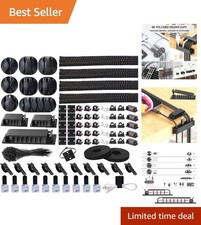 192 PCS Cable Management Kit - Organize Your Space Elegantly