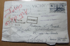 TIMBRE FRANCE N° 786 SUR LETTRE - 19 VIII 1947 + CACHETS