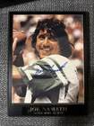 Joe Namath New York Jets Signed Wooden Plaque 8x10 photo Auto