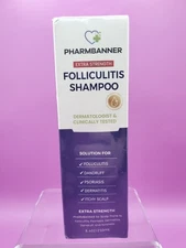 Pharmbanner Folliculitis Dandruff Dermatitis Shampoo Extra Strength 8.40oz 05/28