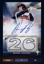 Austin Riley Topps Bunt *DIGITAL* /100 Luminaries Atlanta Braves 2023