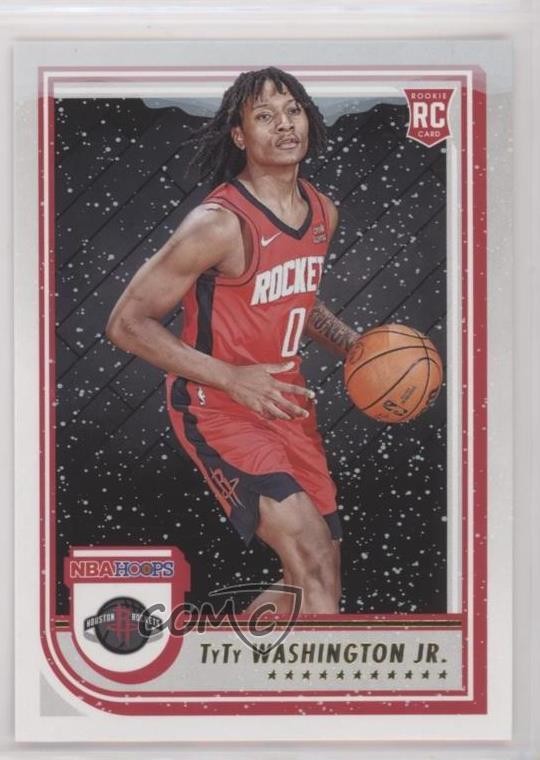 2022-23 Panini NBA Hoops Rookies Winter TyTy Washington Jr #258 Rookie RC 11pj