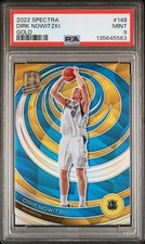 Dirk Nowitzki 2022 Panini Spectra NBA Gold #5/10 PSA 9 Mavericks Basketball #148