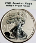 2009 Silver Eagle - Reverse Proof Like Coin 1 Troy Oz DOUBLE SIDED 1OZ RARE