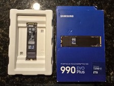 Samsung 990 Evo Plus 2TB M.2 2280 NVMe 4.0 x4 / 5.0 x2 Internal SSD MZ-V9S2T0