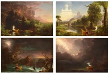 Art Prints - Thomas Cole - Voyage of Life - Complete Set - 11X17