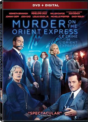 Murder on the Orient Express -(DVD)  Willem Dafoe, Judi Dench, Johnny Depp- New
