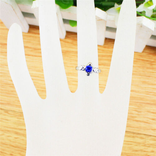 40 pcs Wholesale Lot Children Kid's Ring Color Size Mixed Silver Plated Jewelry - Picture 5 of 6