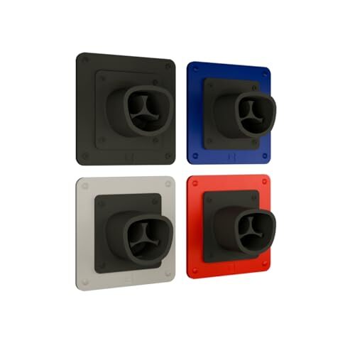 PrankPort: The Fake EV Charging Port for Tesla Diesel ICE Gas Truck Gag (White) - Picture 1 of 10