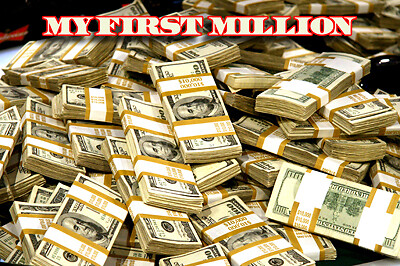My First Million Money Poster 27''x40''