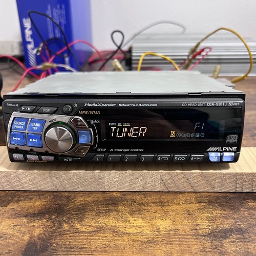 ALPINE CDA9811 1DIN car stereo audio cd player 50W Old School JDM Ai