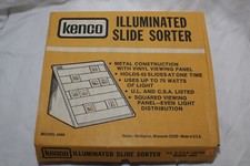 Vintage Kenco illuminated Slide Sorter preowned see photos model 450
