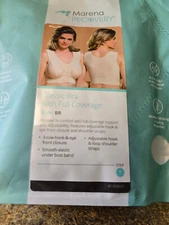 MARENA Recovery Style BR-3840-B BLACK Post Op Surgical Bra  