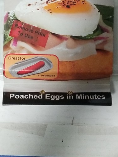 Dishwasher Safe Microwave Egg Poucher For Hot Dogs & Eggs; Poached Eggs In Minut - Picture 3 of 9