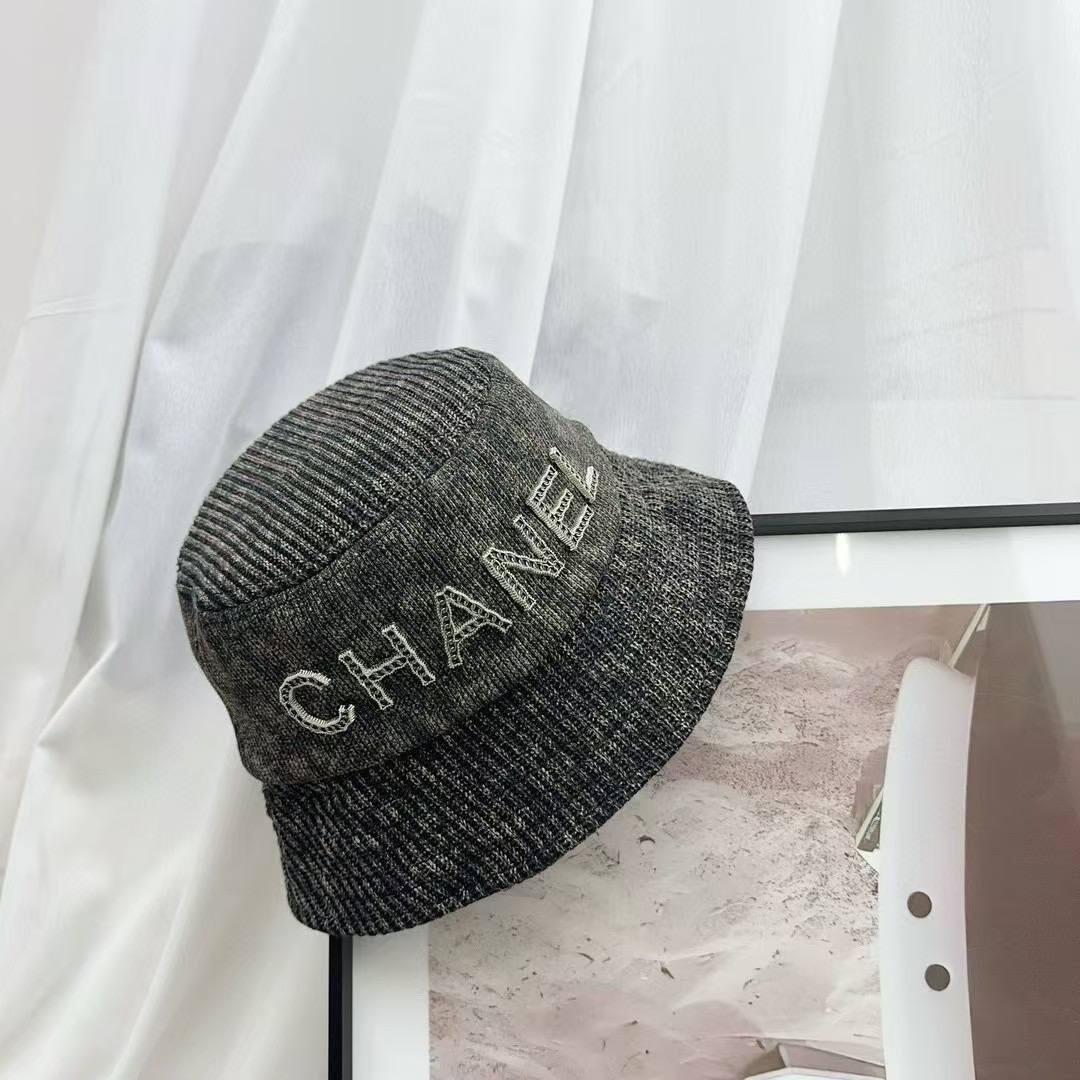 [CHANEL]★Bucket Hat CHANEL Bucket Hat - Black - CC Logo | eBay